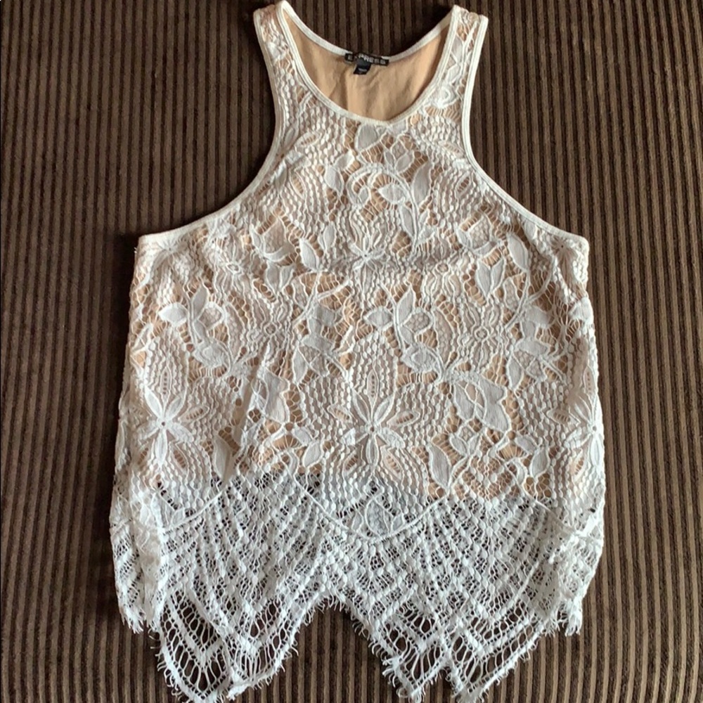 Lace tank top